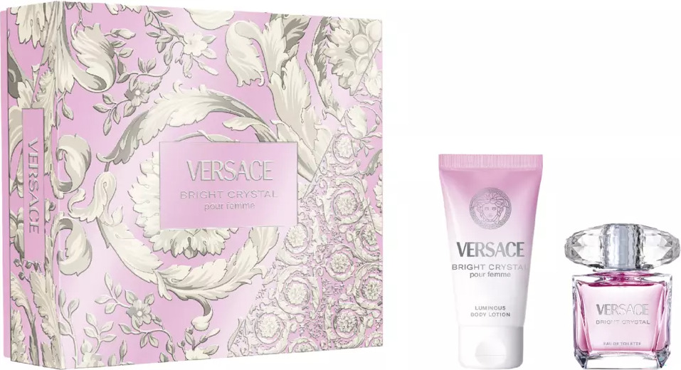 Versace Bright Crystal Подаръчен комплект за жени Versace Bright Crystal Подаръчен комплект за жени