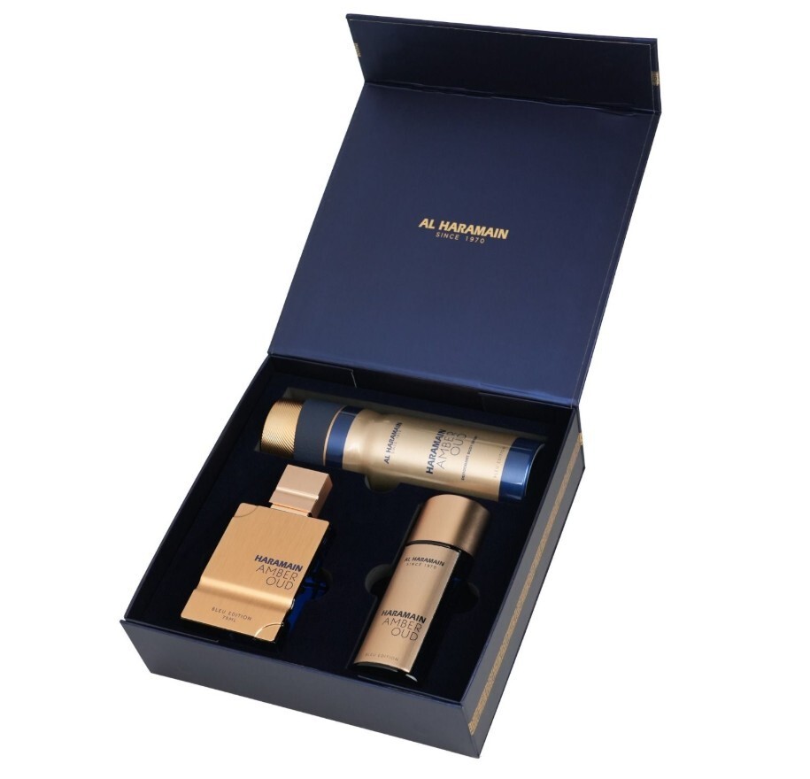 Al Haramain Amber Oud Bleu Edition Унисекс подаръчен комплект