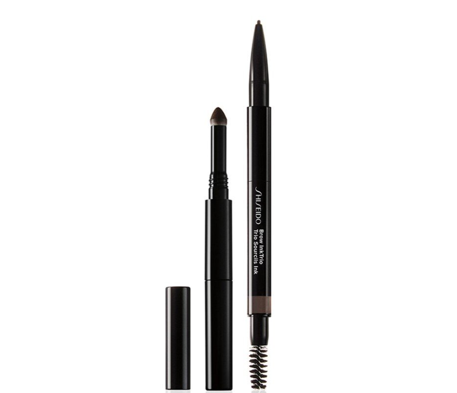 Shiseido Brow Ink Trio Четка, пудра и молив за вежди