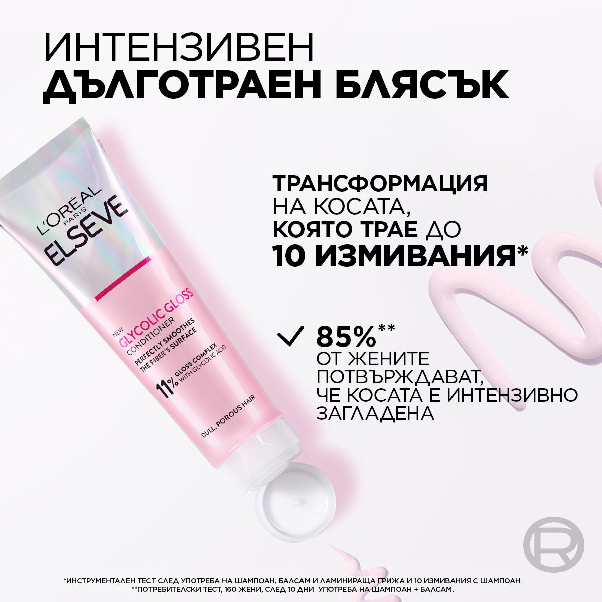 L'Oreal Paris Elseve Glycolic Gloss Балсам за коса