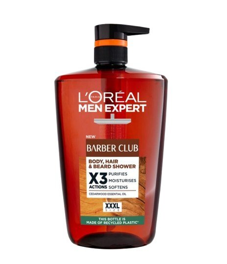 L'Oreal Men Expert Barber Club Body, Hair & Beard Shower Gel Душ гел за мъже