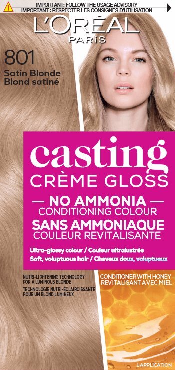 L'Oreal Paris Casting Creme Gloss 801 Satin Blonde Боя за коса