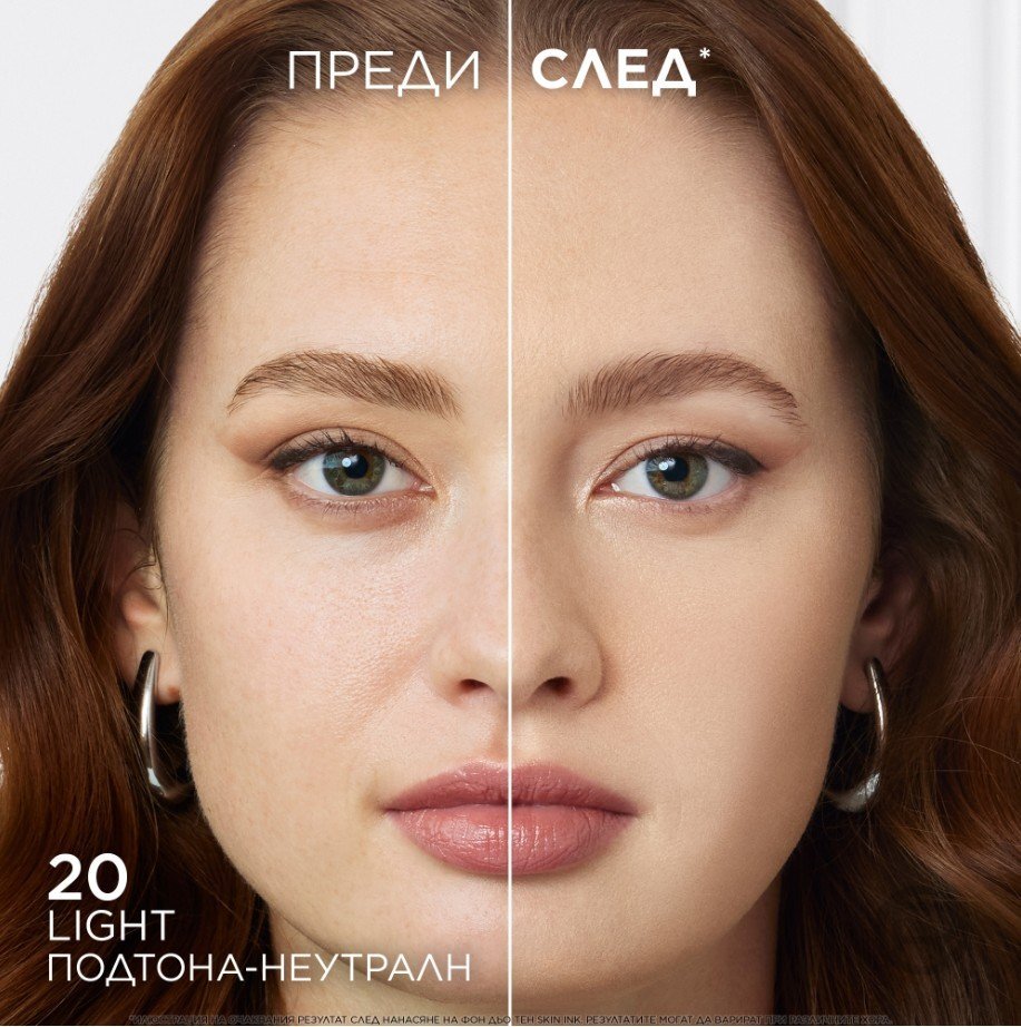 L'Orеal Paris Infaillible Skin Ink 2-in-1 Foundation & Concealer 2 в 1 Фон дьо тен и коректор