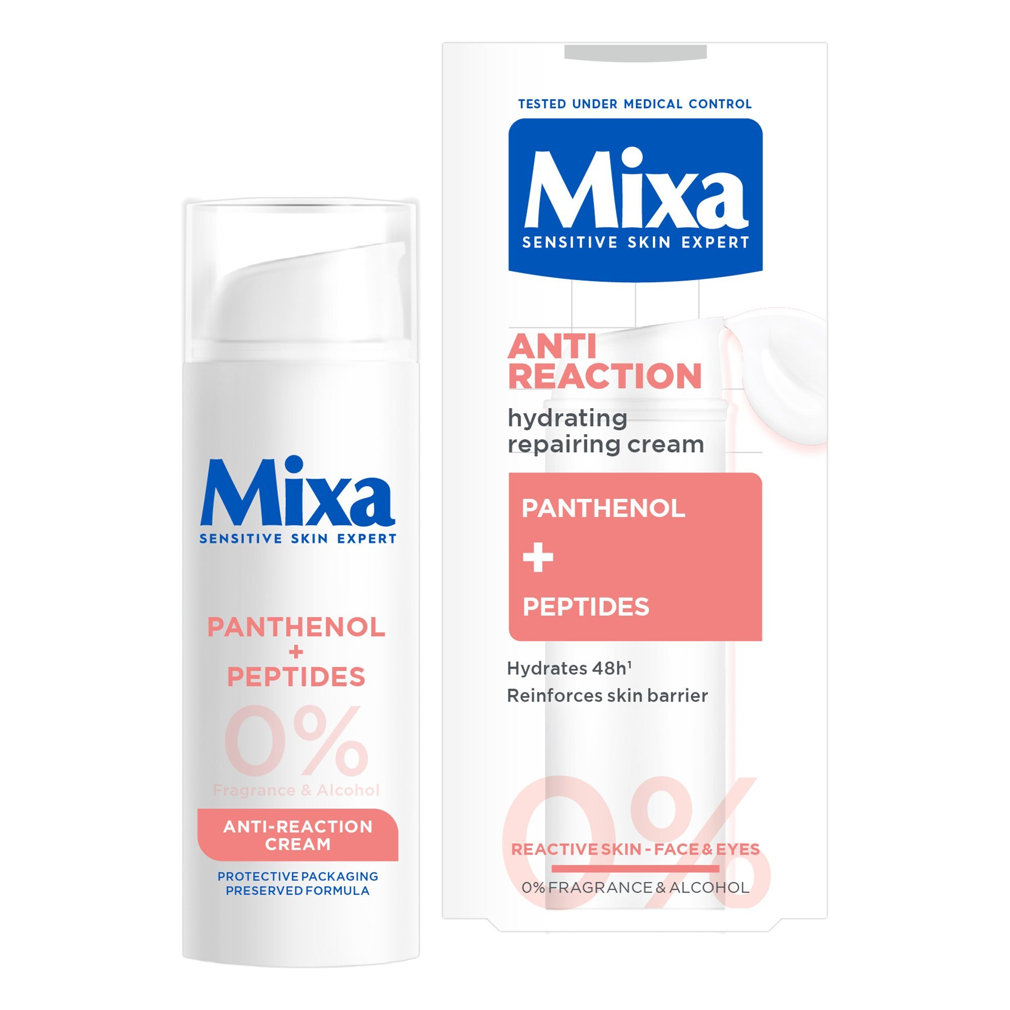 Mixa Anti-Reaction Hydrating Repairing Cream Крем за лице
