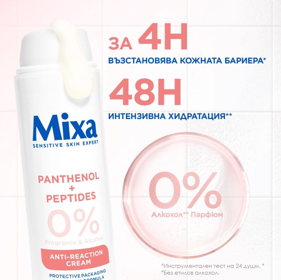 Mixa Anti-Reaction Hydrating Repairing Cream Крем за лице