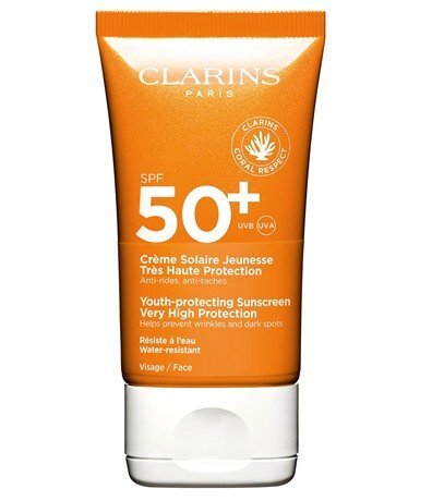 Clarins Sun Care Face Cream SPF50 Слънцезащитен крем за лице без опаковка