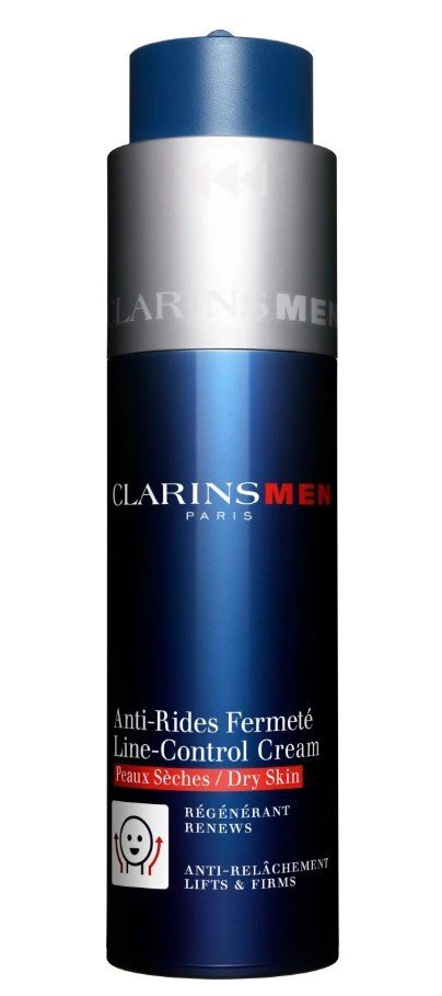 Clarins Men Line Control Cream Dry Skin Дневен крем без опаковка