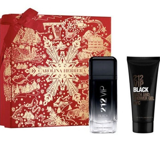 Carolina Herrera 212 Vip Black Подаръчен комплект за мъже