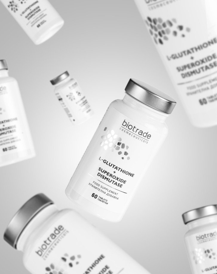 Biotrade Anti-Age Хранителна добавка с L-Глутатион и Супероксид дисмутаза