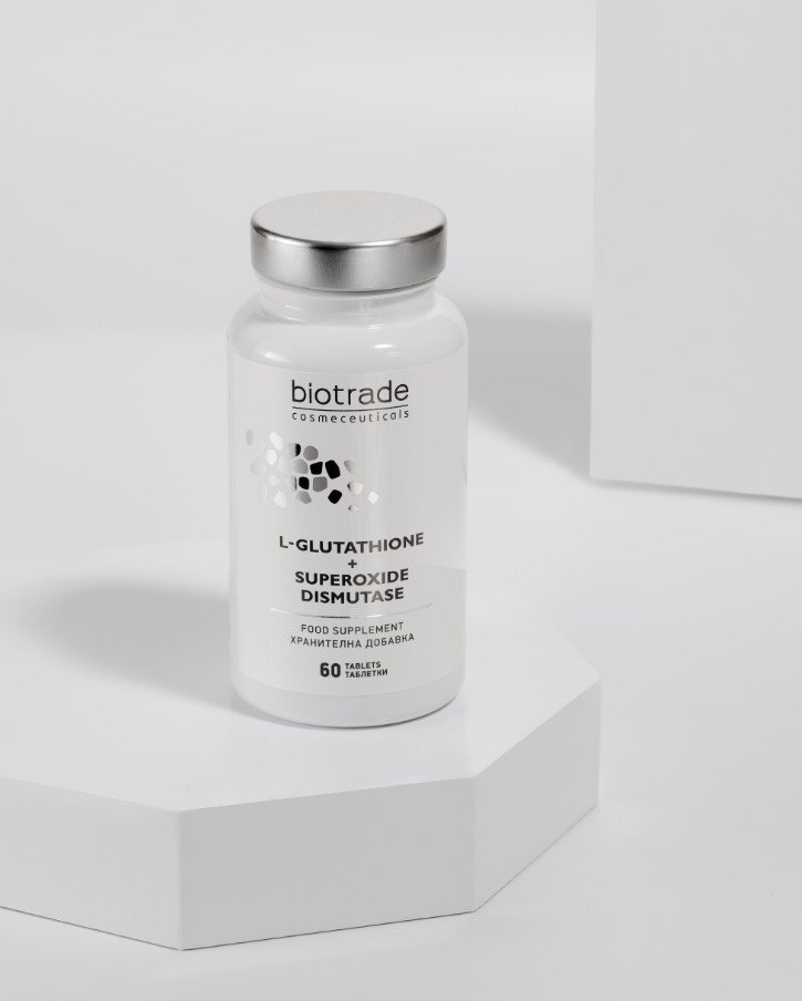 Biotrade Anti-Age Хранителна добавка с L-Глутатион и Супероксид дисмутаза