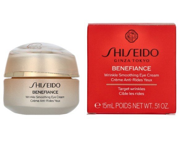 Shiseido Benefiance Wrinkle Smoothing Eye Cream подхранващ и изглаждащ околоочен крем против бръчки