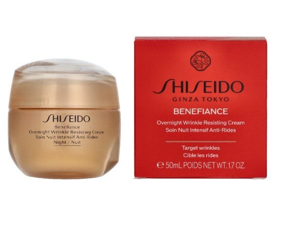 Shiseido Benefiance Overnight Wrinkle Resisting Cream Нощен крем против бръчки