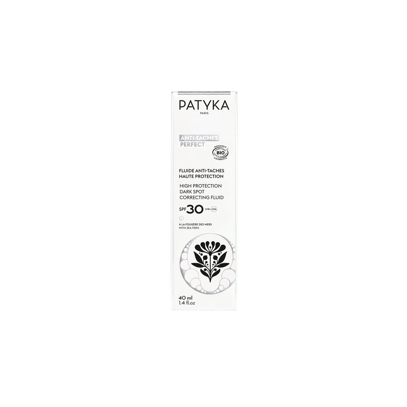 Patyka Anti Taches Perfect Коригиращ флуид против тъмни петна с висока защита Spf30