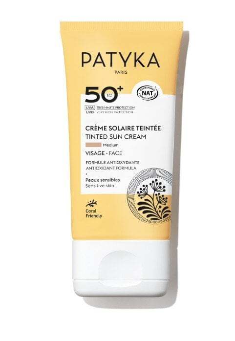 Patyka Suncare Тониран слънцезащитен крем за лице SPF50+