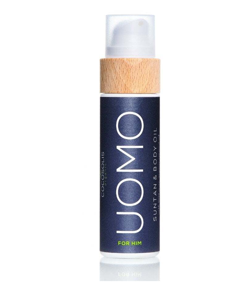 Cocosolis Uomo Suntan & Body Oil Био масло за бърз, наситен тен, хидратирана и подхранена кожа