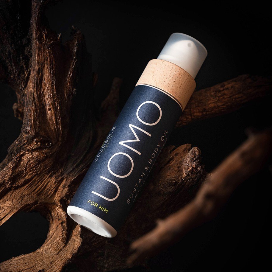 Cocosolis Uomo Suntan & Body Oil Био масло за бърз, наситен тен, хидратирана и подхранена кожа