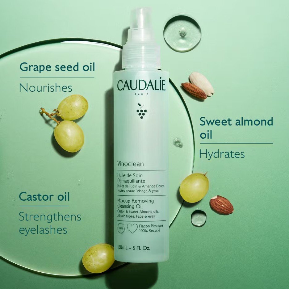 Caudalie Vinoclean Почистващо олио дегримьор