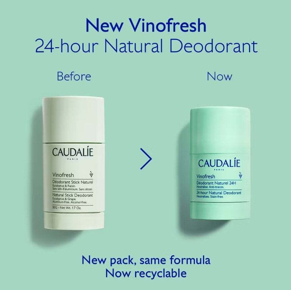 Caudalie Vinofresh Натурален стик дезодорант