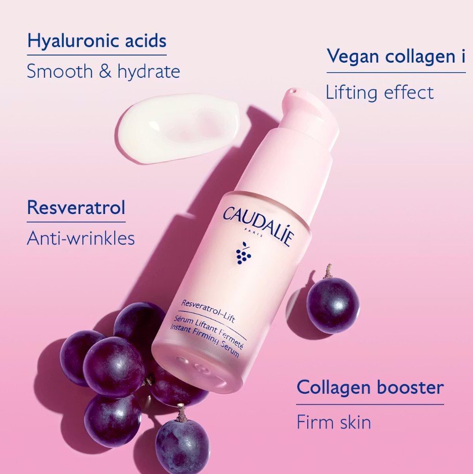 Caudalie Resveratrol-Lift Моментално стягащ серум за лице