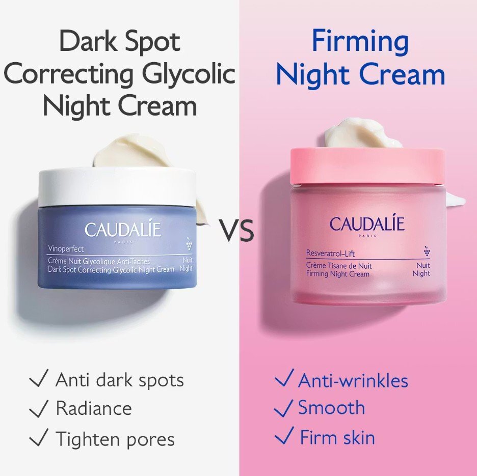 Caudalie Resveratrol-Lift Стягащ нощен крем за лице