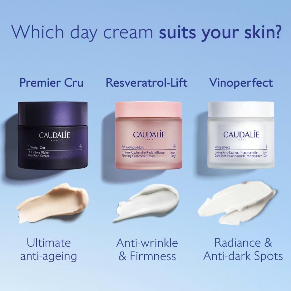 Caudalie Vinoperfect Дневен крем за лице против тъмни петна