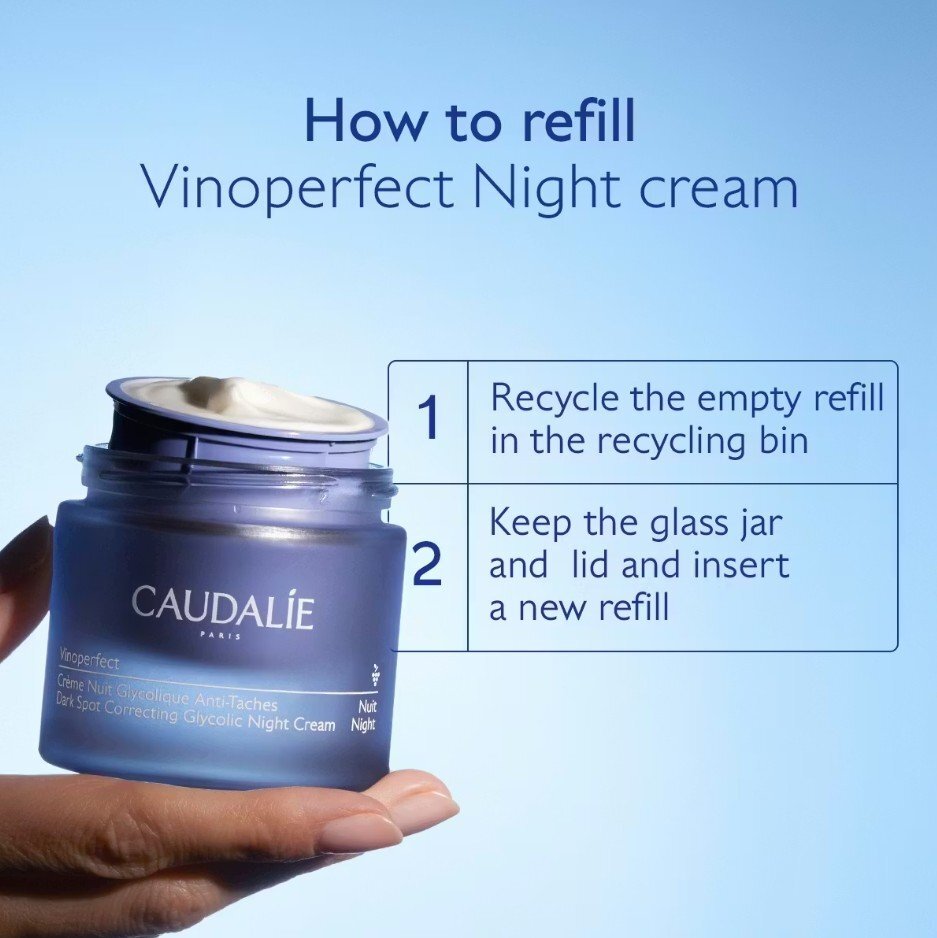 Caudalie Vinoperfect Нощен крем за лице против тъмни петна