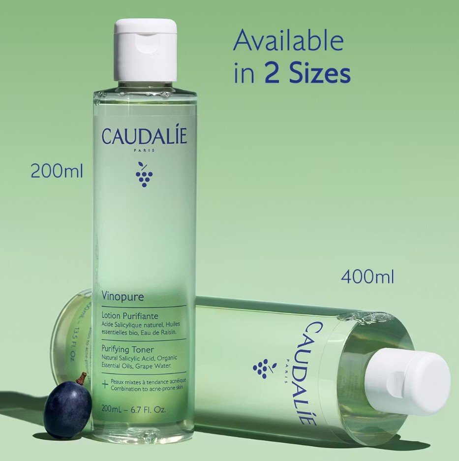 Caudalie Vinopure Purirying Toner Почистващ матиращ тоник за лице