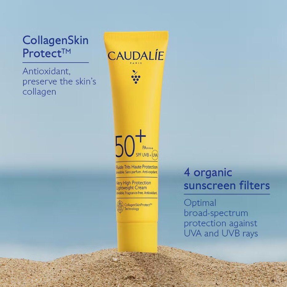 Caudalie Vinosun Флуид с много висока защита SPF50+