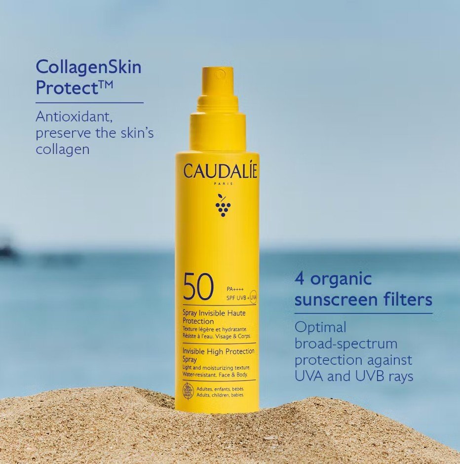 Caudalie Vinosun Невидим спрей с висока защита SPF50 - 150 мл