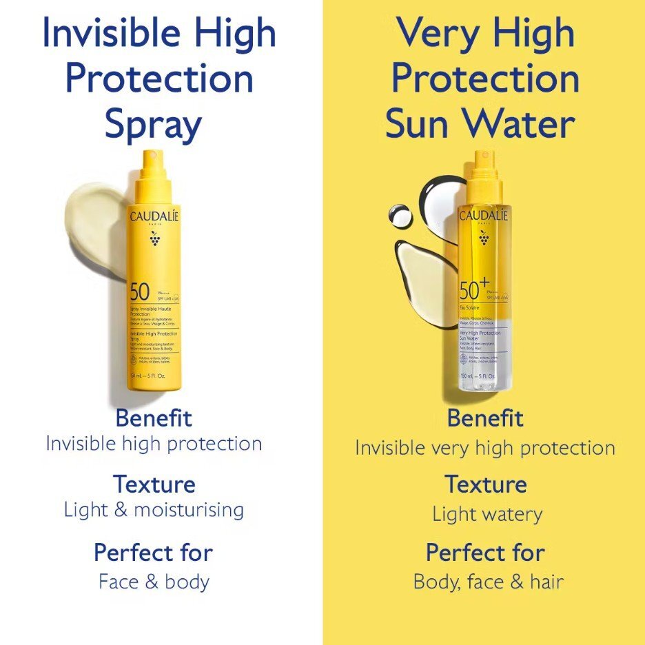 Caudalie Vinosun Невидим спрей с висока защита SPF50 - 150 мл