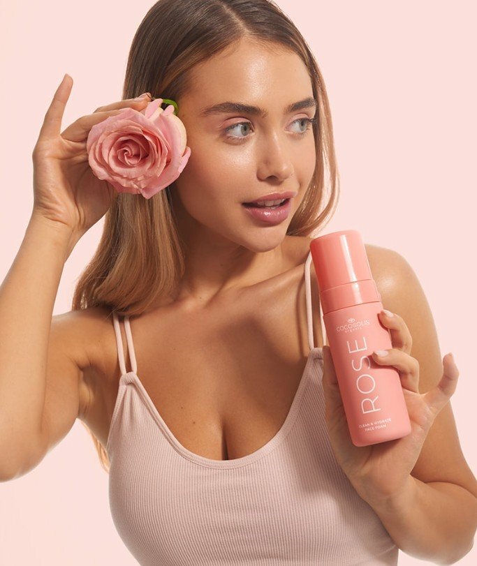 Cocosolis ROSE Clean & Hydrate Face Foam Почистваща пяна за лице