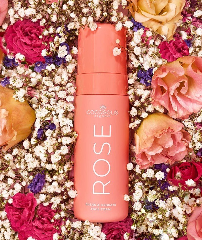 Cocosolis ROSE Clean & Hydrate Face Foam Почистваща пяна за лице