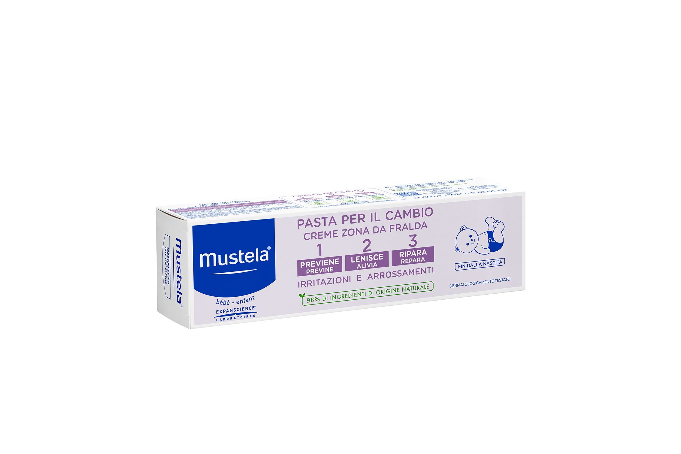 Mustela 1-2-3 Крем против подсичане