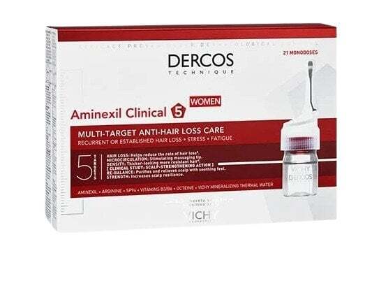 Vichy Dercos Aminexil Clinical 5 Multi-Target Anti-Hair Loss Treatment for Women Терапия за жени против косопад