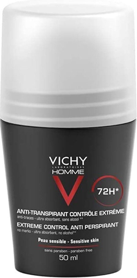 Vichy Homme 72h Anti-Perspirant Roll-on Рол-он против изпотяване за мъже