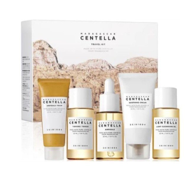 Skin1004 Madagascar Centella Travel Kit Козметичен комплект