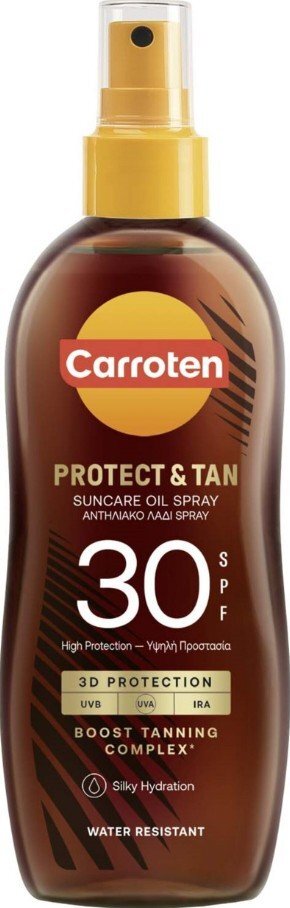Carroten Protect & Tan Слънцезащитно олио за бърз тен SPF30