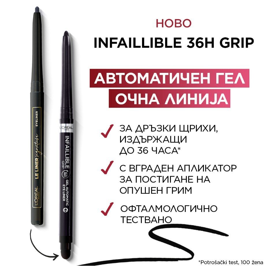 L'Oreal Paris Infaillible Grip 36H Automatic Очна линия молив