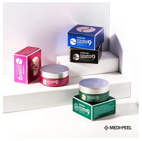 Medi-Peel Hyaluron Rose Peptide 9 Ampoule Eye Patch Пачове за очи