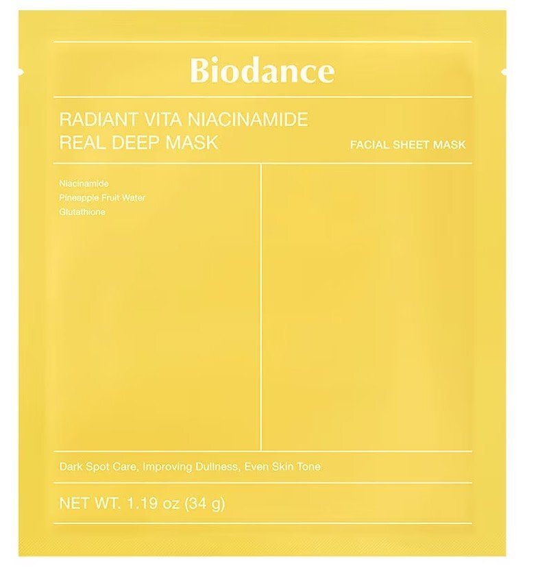 Biodance Radiant Vita Niacinamide Real Deep Mask Маска за лице