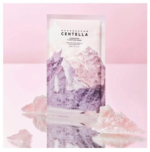 Skin1004 Madagascar Centella Poremizing Clarifying Mask Ексфолираща лист маска за лице