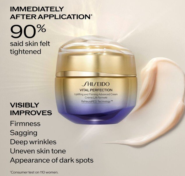 Shiseido Vital Perfection Uplifting and Firming Advanced Cream Крем за лице с усилен лифтинг ефект
