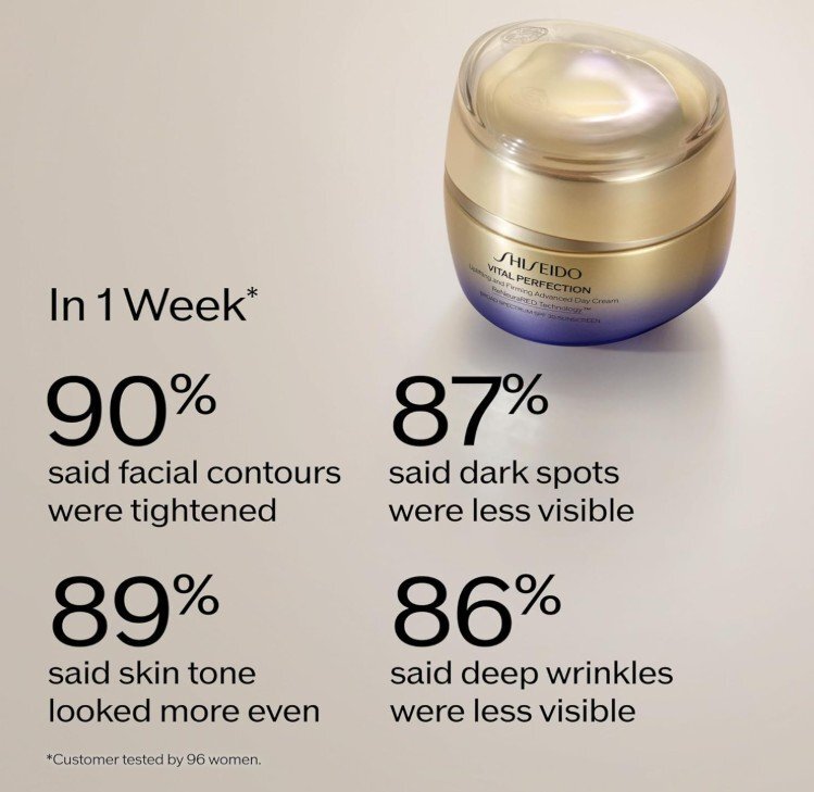 Shiseido Vital Perfection Uplifting and Firming Advanced Day Cream SPF 30 Дневен крем с усилен лифтинг ефект