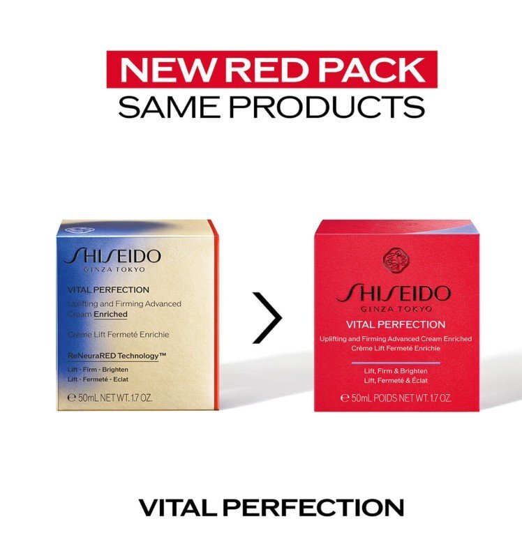 Shiseido Vital Perfection Uplifting and Firming Advanced Cream Enriched Богат дневен крем