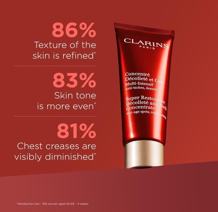 Clarins Super Restorative Decollete And Neck Concentrate Крем за шия и деколте