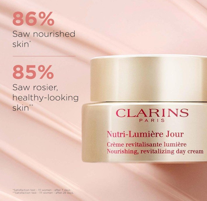 Clarins Nutri Lumiere Day Cream Подмладяващ дневен крем за зряла кожа без опаковка