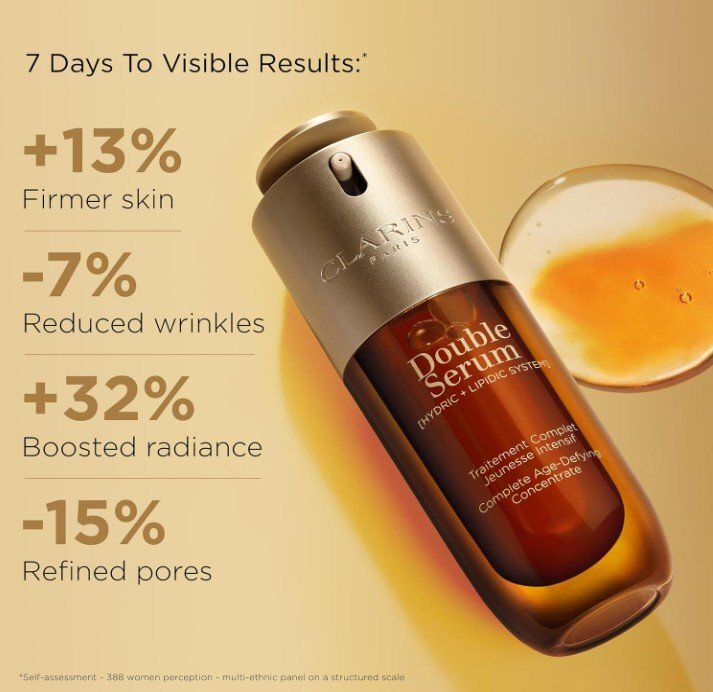 Clarins Double Serum Интензивен анти ейдж серум за лице