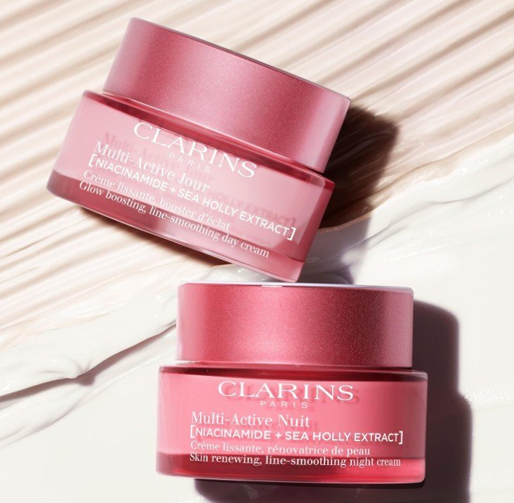 Clarins Multi-Active Nuit Нощен възстановяващ крем за фини сухи линии за всеки тип кожа
