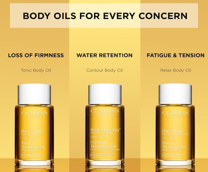Clarins Huile Relax Treatment Oil Успокояващо масажно масло за тяло без опаковка