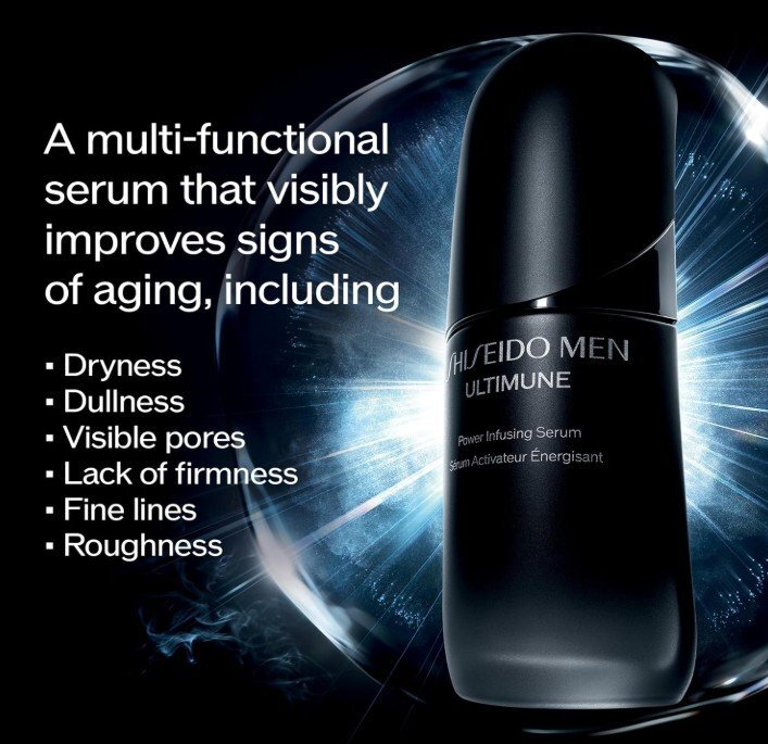 Shiseido Men Ultimune Power Infusing Serum Серум за лице за мъже